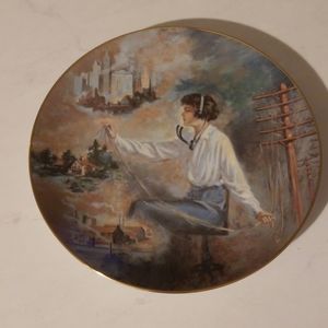 Weavers of speech collectible plate